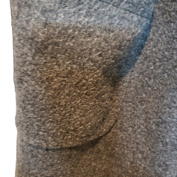 Zara Fleece Charcoal Grey Jacket with Pockets - Picture 4 of 5